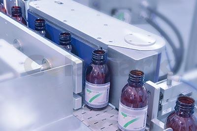 Vertical Round Bottle Labeling System