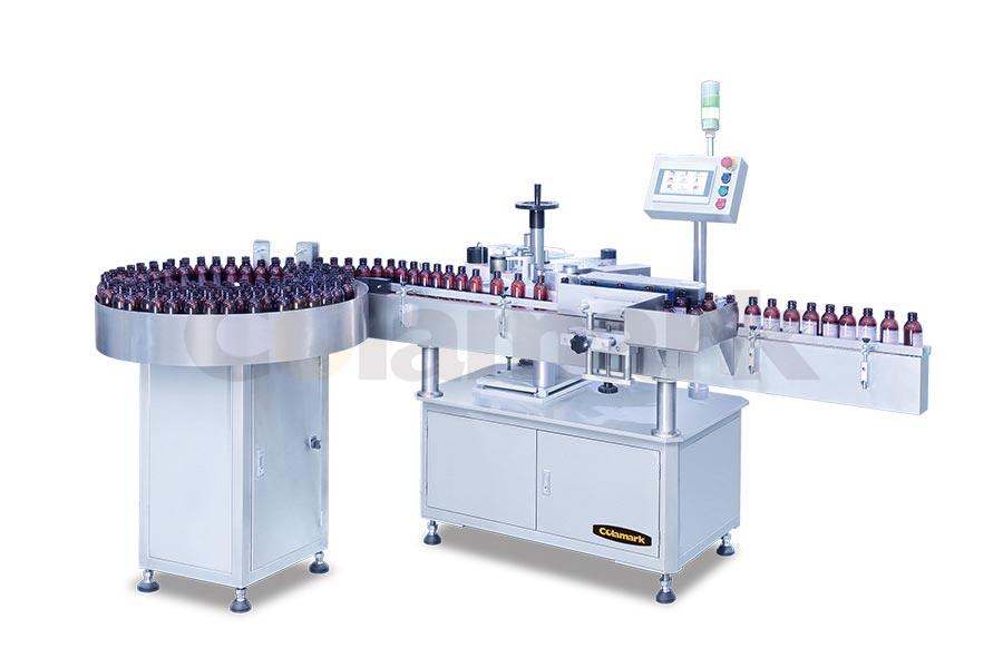 Vertical Round Bottle Labeling System