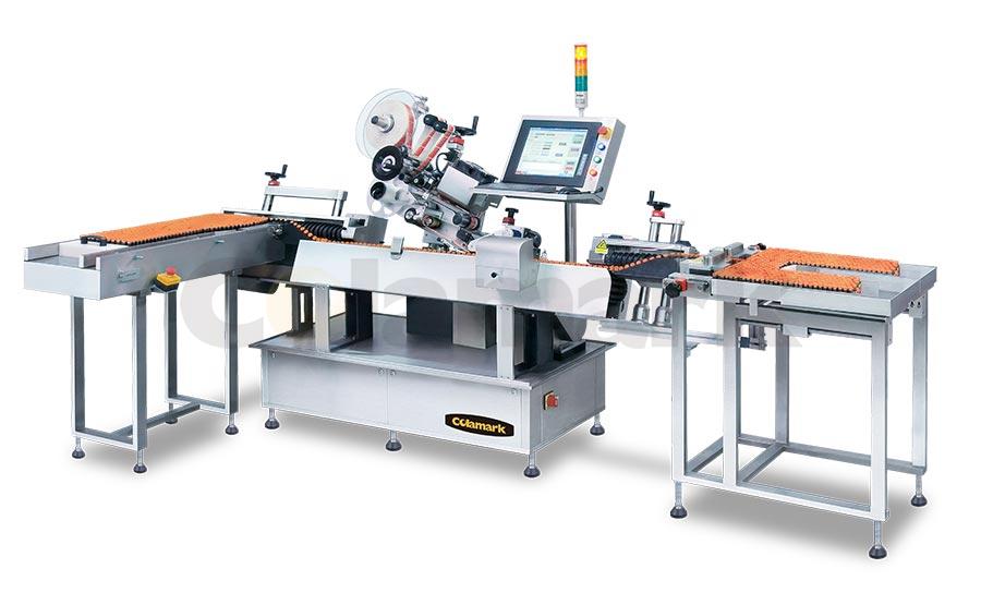 Vertical Feeding Horizontal Wrap-around Labeling System