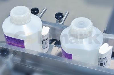 Front Labeling System with booklet applicator