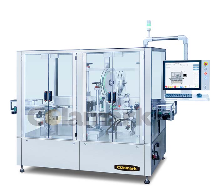 Dual Corner Seal Labeling System for Pharmaceutical Cartons