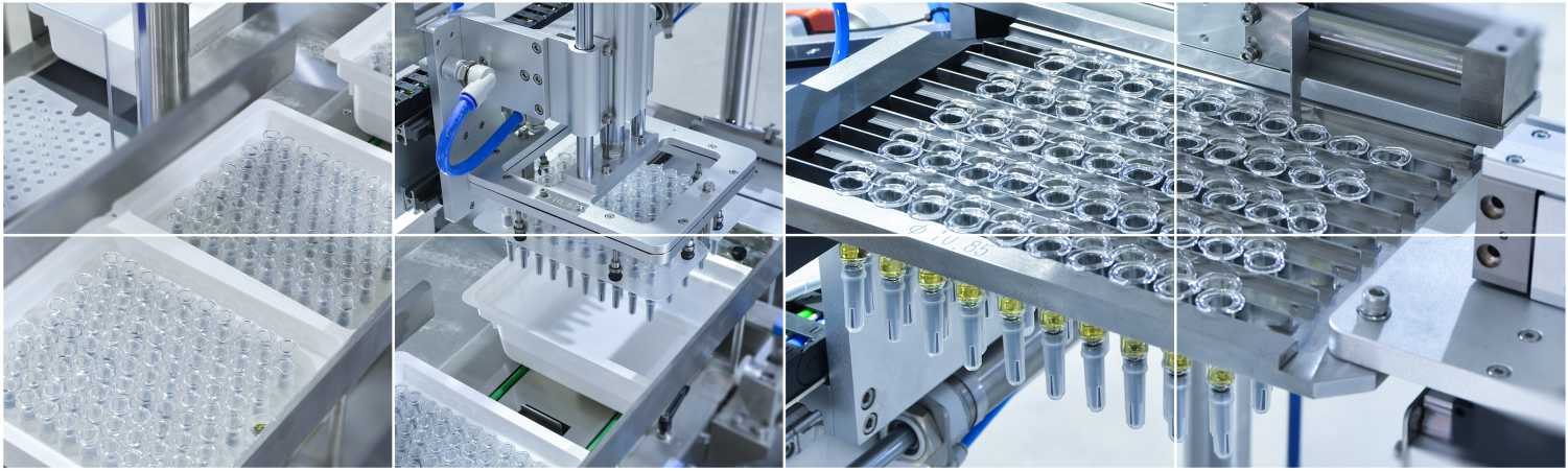 Prefilled syringe denesting machine