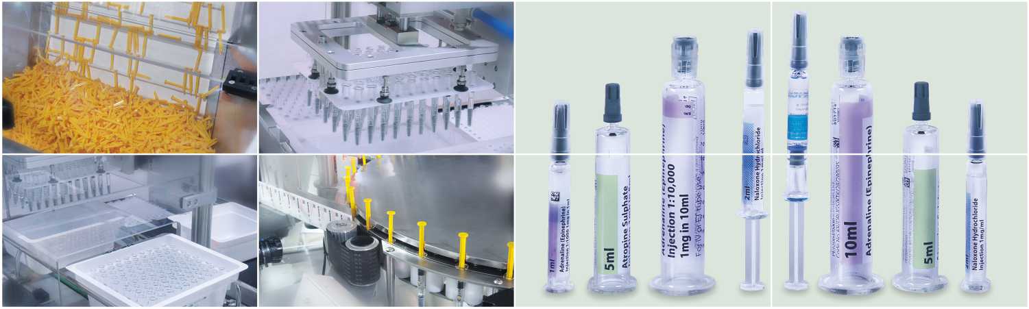 Labeling & Plunger Assembly System for Prefilled-rod Syringes